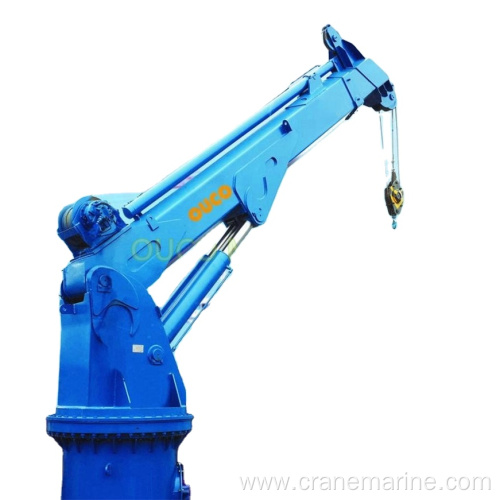 7 ton 10 m hydraulic telescopic boat crane as lifting cranes